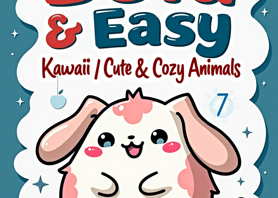 The Magic of Simple Lines: Why Cute and Easy Kawaii Coloring Books are Perfect for Growing Kids