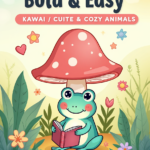 The Magic of Simplicity: Why “Bold & Easy” Cute Animal Coloring Pages are a Game-Changer for Kids