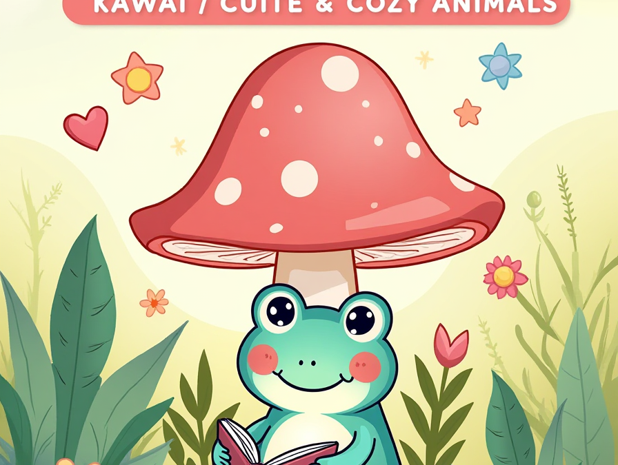 The Magic of Simplicity: Why “Bold & Easy” Cute Animal Coloring Pages are a Game-Changer for Kids