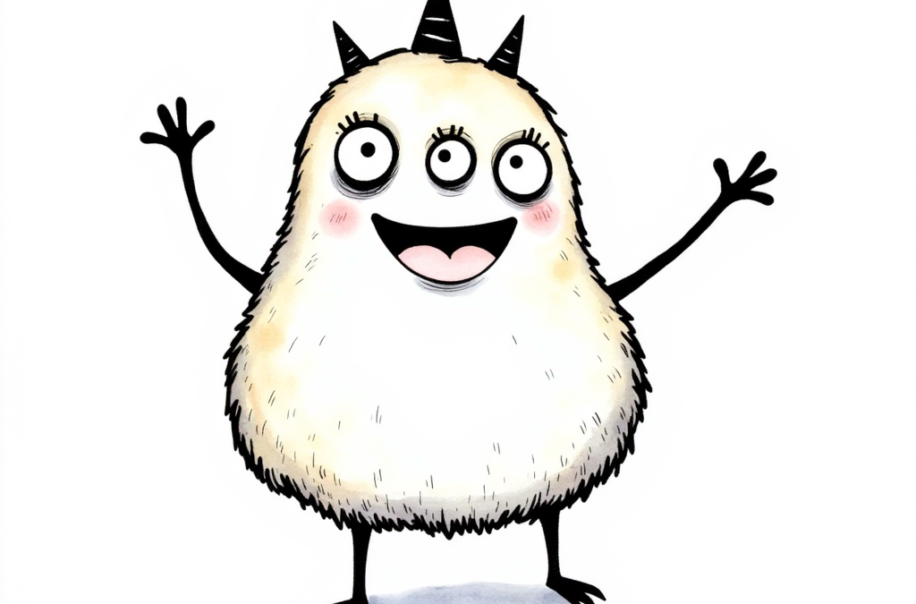 Naive Childlike Line Drawings Clip Art Package