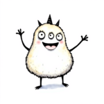 Naive Childlike Line Drawings Clip Art Package