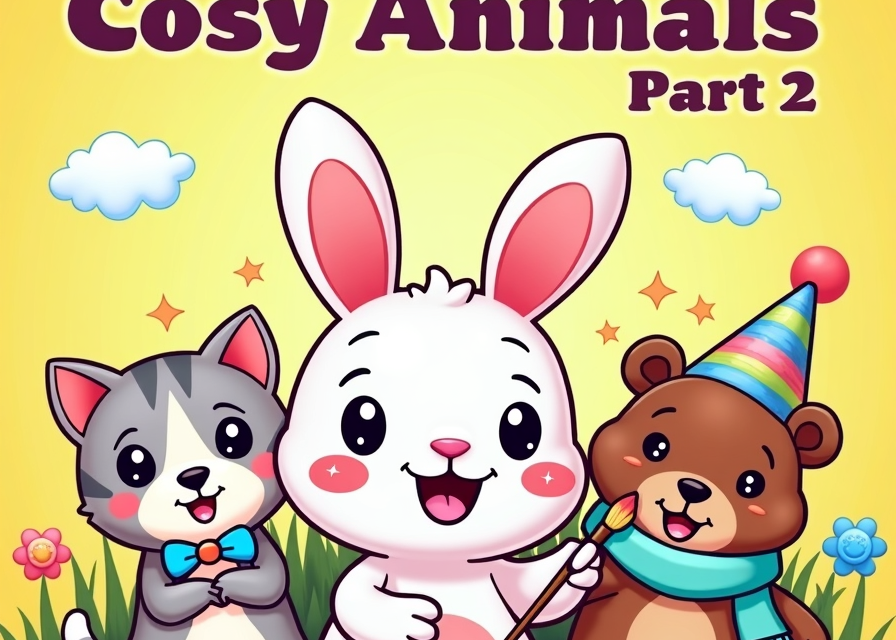 Why Bold & Easy Kawaii Coloring Pages Are the Ultimate Cozy Escape