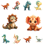 50 Watercolor Dinosaur Clipart: An Honest-Looking Review of a Must-Have Creative Collection